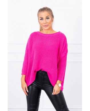 Pink kötött pulóver